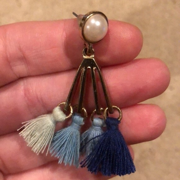 Boho Tassle Earrings - Picture 2 of 3